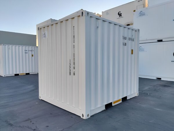 10Ft X 8Ft Shipping Container (One Trip) – White - Image 4