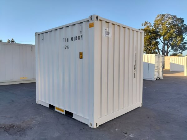 10Ft X 8Ft Shipping Container (One Trip) – White - Image 7