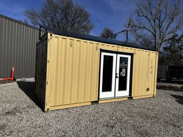 20ft Shipping Container Office Solar Off Grid - Image 3