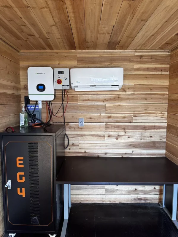 20ft Shipping Container Office Solar Off Grid - Image 7