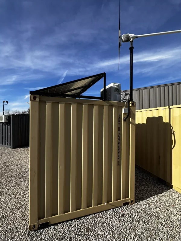 20ft Shipping Container Office Solar Off Grid - Image 2