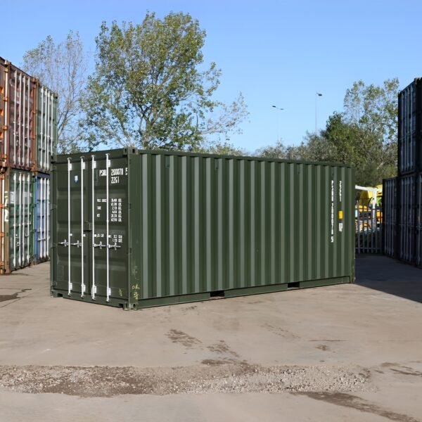 20Ft Shipping Container (One Trip) – Dark Green - Image 3