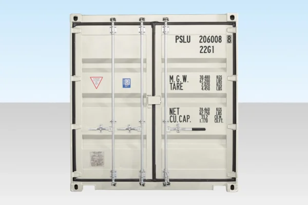 20Ft Shipping Container (One Trip) – White - Image 2