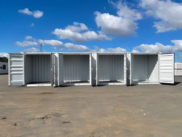 New 40ft One-Trip Shipping Container With 4 Side Doors