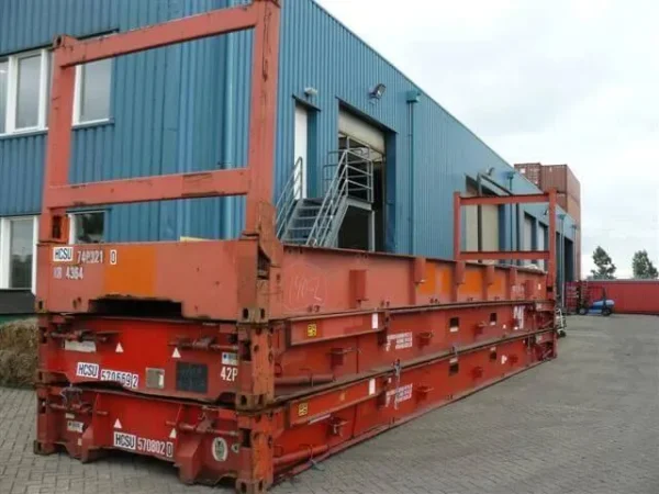 40Ft Used Collapsible Flat Rack Containers