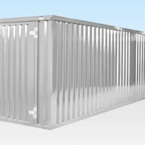 6M X 2.1M End Linked Flat Packed Container Bundle (Galvanized)