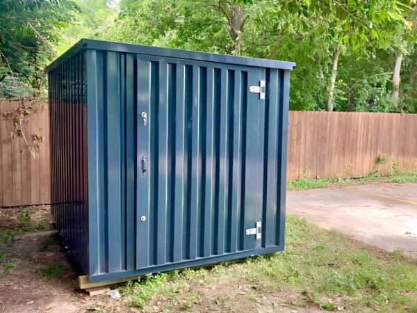 4m x 2.1m Powder Coated Flat Packed Store - Image 2