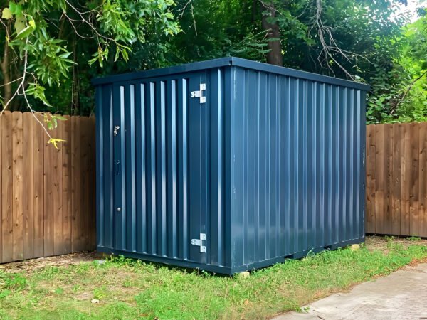 4m x 2.1m Powder Coated Flat Packed Store - Image 3