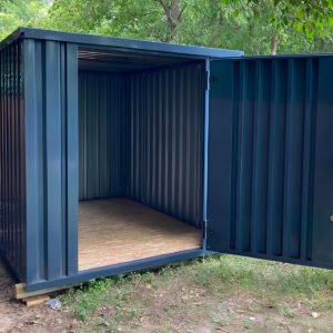 4m x 2.1m Powder Coated Flat Packed Store