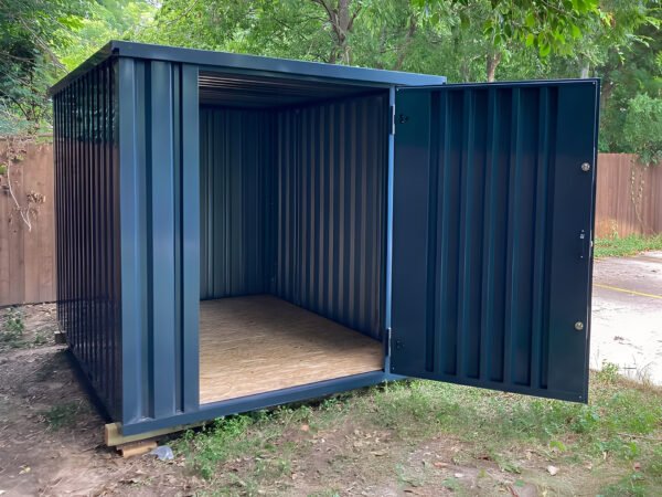 4m x 2.1m Powder Coated Flat Packed Store
