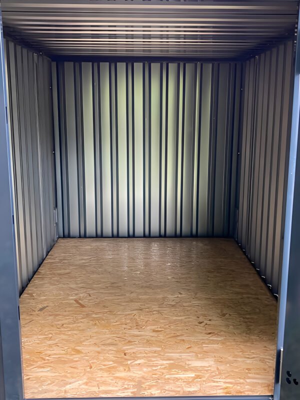4m x 2.1m Powder Coated Flat Packed Store - Image 4