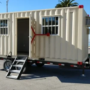 20ft Mobile Office Container With Trailer