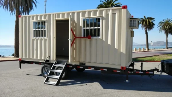 20ft Mobile Office Container With Trailer