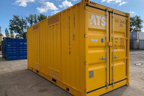 30ft x 8ft Shipping Container (One Trip) – Yellow - Image 2