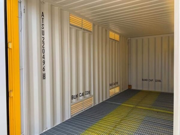 30ft x 8ft Shipping Container (One Trip) – Yellow - Image 3