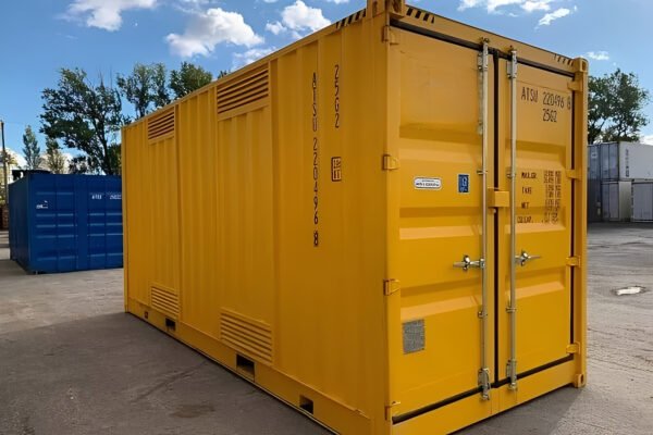 30ft x 8ft Shipping Container (One Trip) – Yellow - Image 2