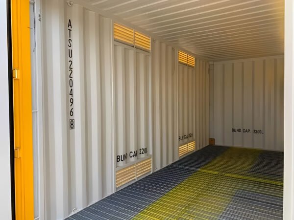 30ft x 8ft Shipping Container (One Trip) – Yellow - Image 3