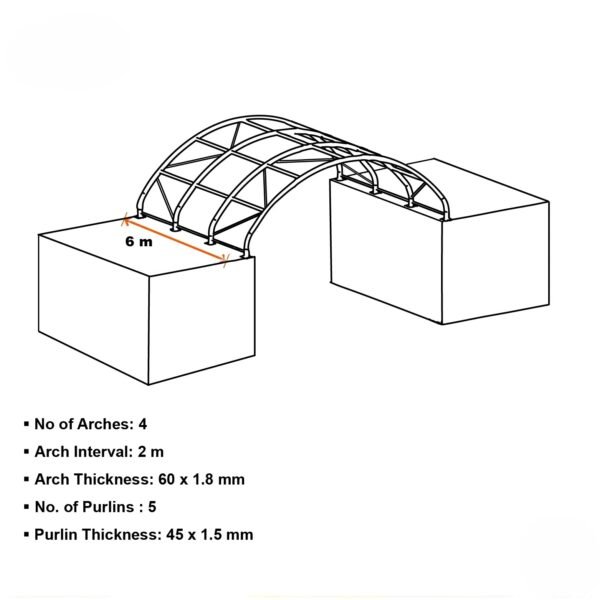 26 x 20ft Container Shelter (8 x 6m) - Image 7