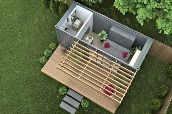 20ft Custom Shipping container Office, Container House - Image 5