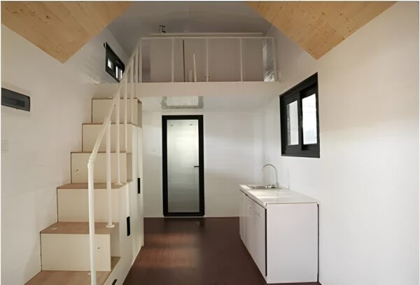 Insulated Aluminum Tiny Prefab House On Wheels - Image 5