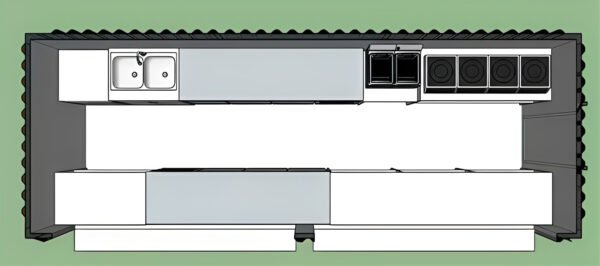 20Ft Shipping Container Shop For Full-Service Restaurant Or Coffee Shop - Image 7