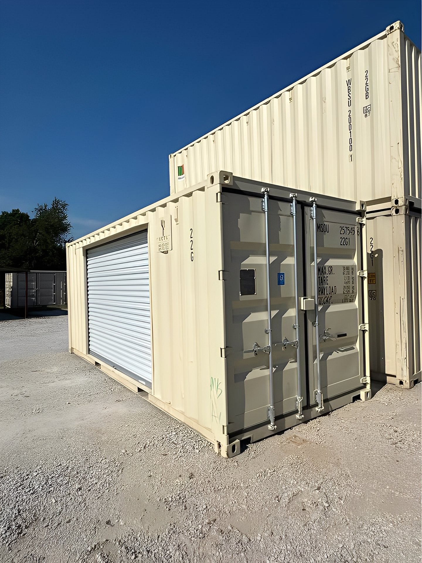 Home 49 20ft One-Trip Shipping Container with 10ft Roll-Up Door