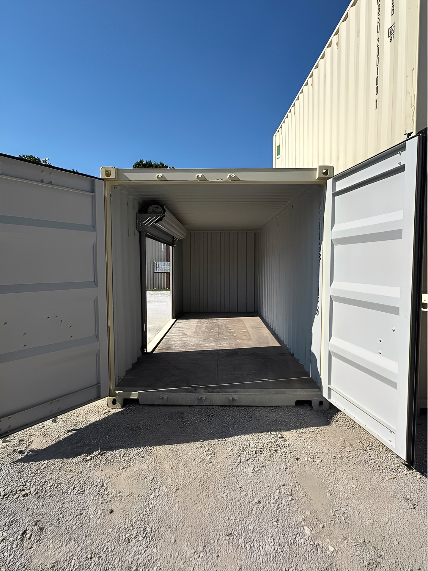 Home 50 20ft One Trip Shipping Container with 10ft Roll Up Door7