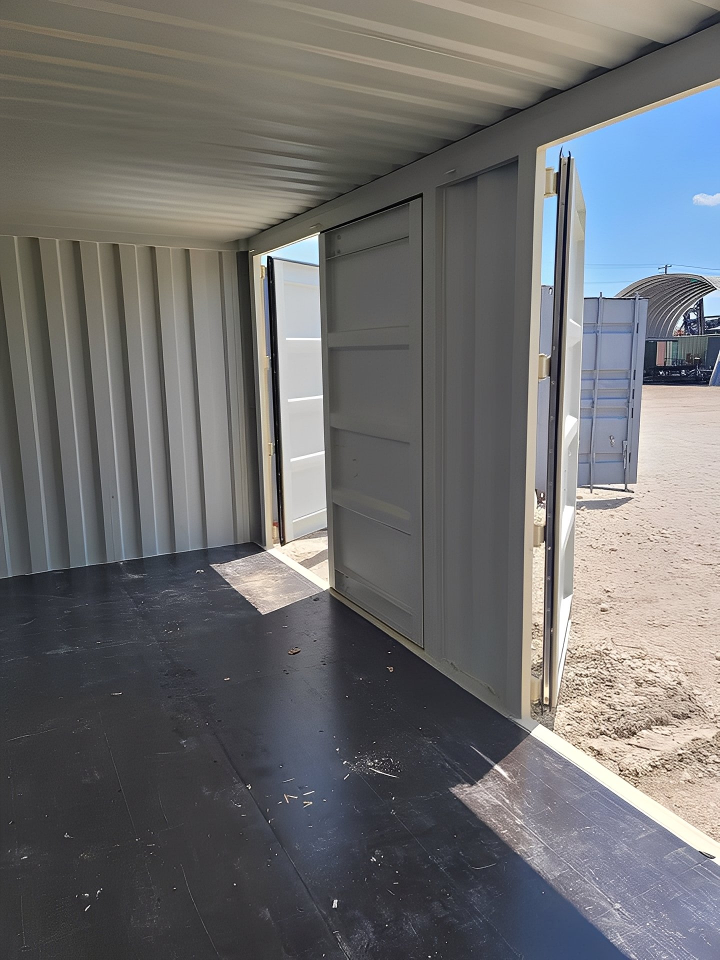 Home 52 20ft Open Side Shipping Container Dual Side Doors6