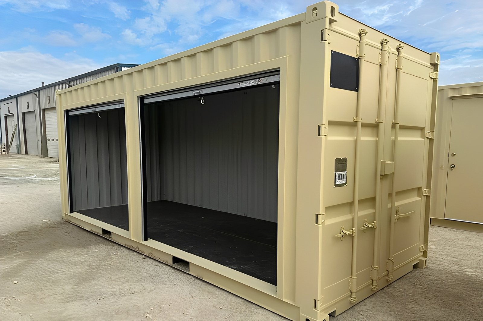 Home 54 20ft Shipping Container with Double Side Cargo Doors5