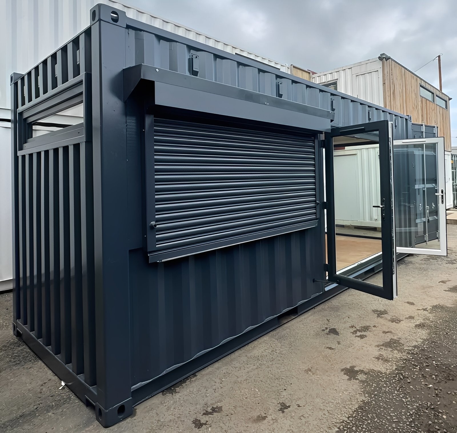 20ft x 8ft Custom Shipping Container Conversion – Portable Building 2 20ft x 8ft Custom Shipping Container Conversion – Portable Building - Image 2