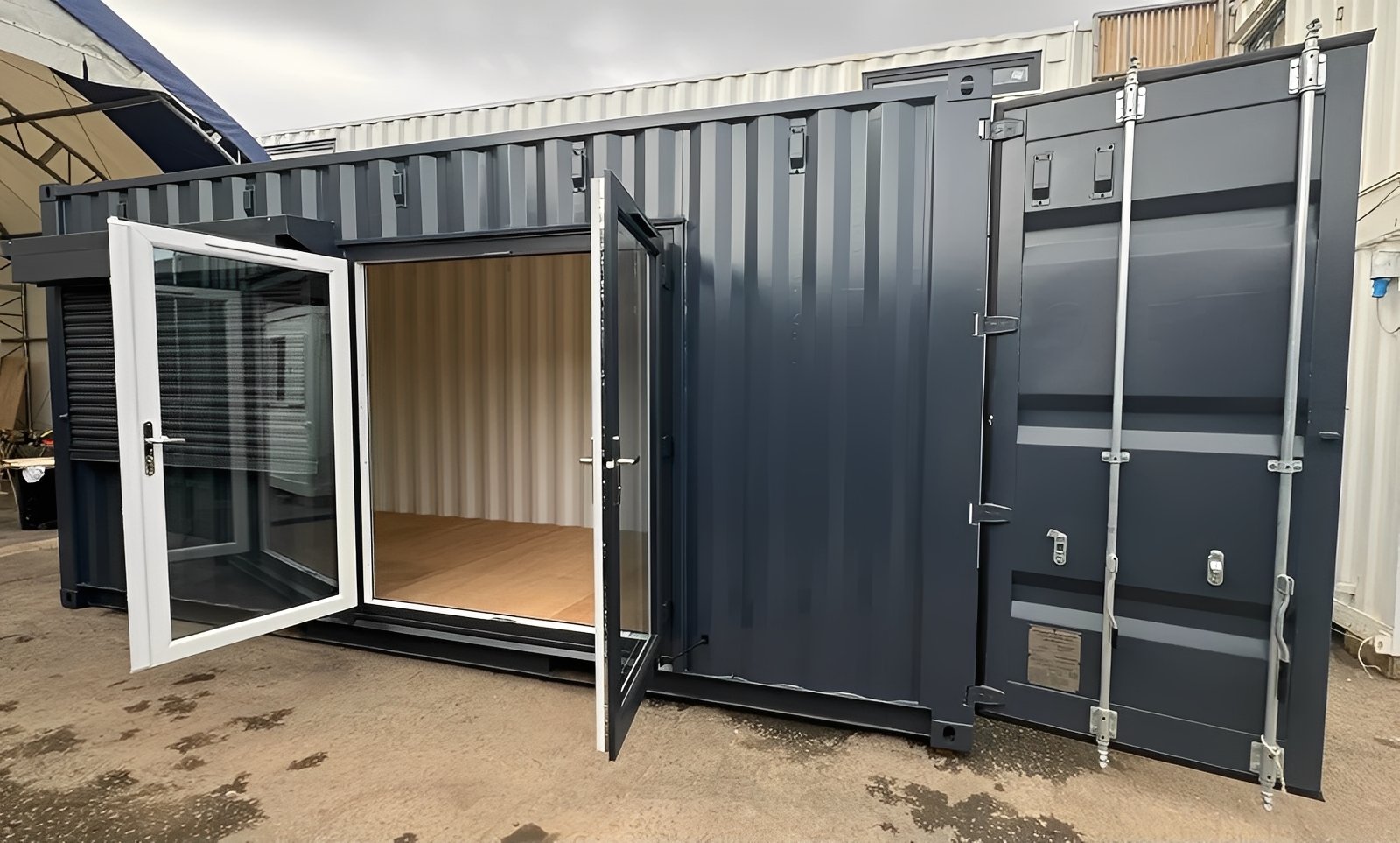 20ft x 8ft Custom Shipping Container Conversion – Portable Building 11 20ft x 8ft Custom Shipping Container Conversion – Portable Building - Image 11