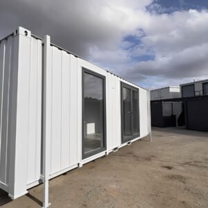 24ft x 9ft Site Office with Toilet – Sales Office / Marketing Suite / Portable Site Cabin